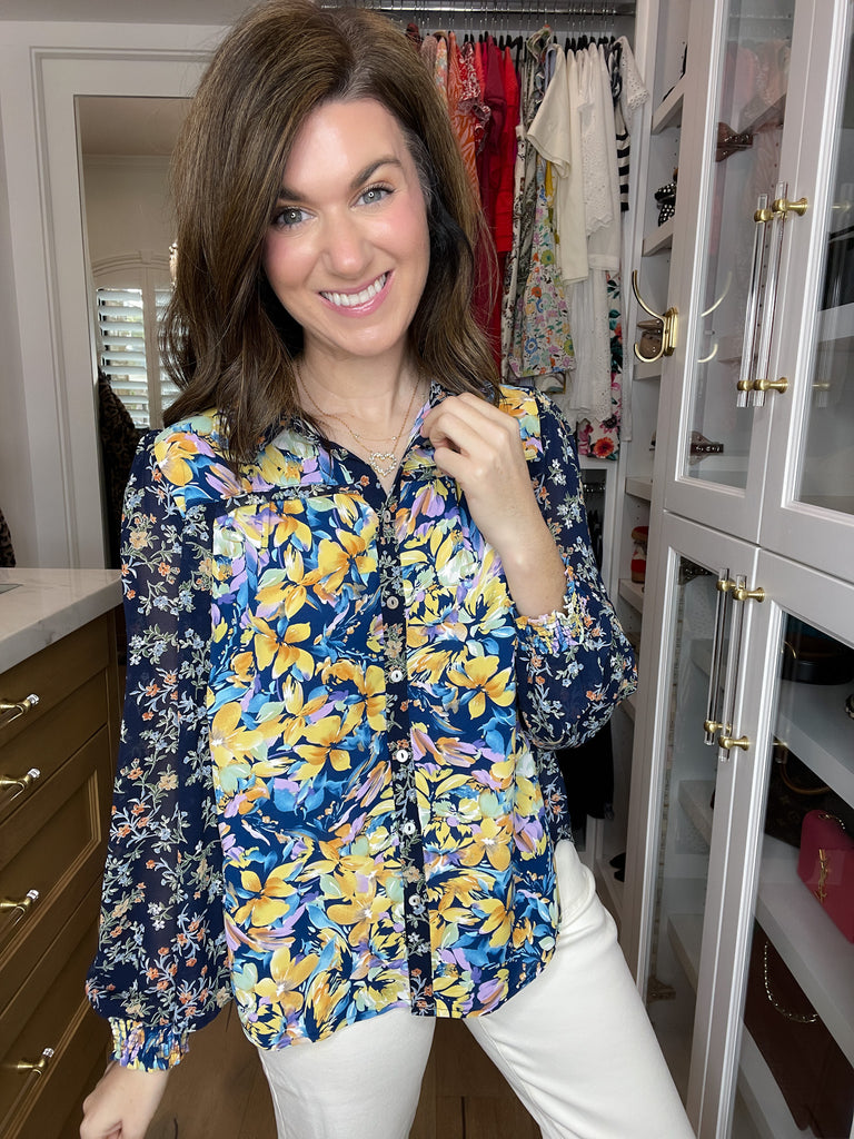 Harbor Bloom Button Down