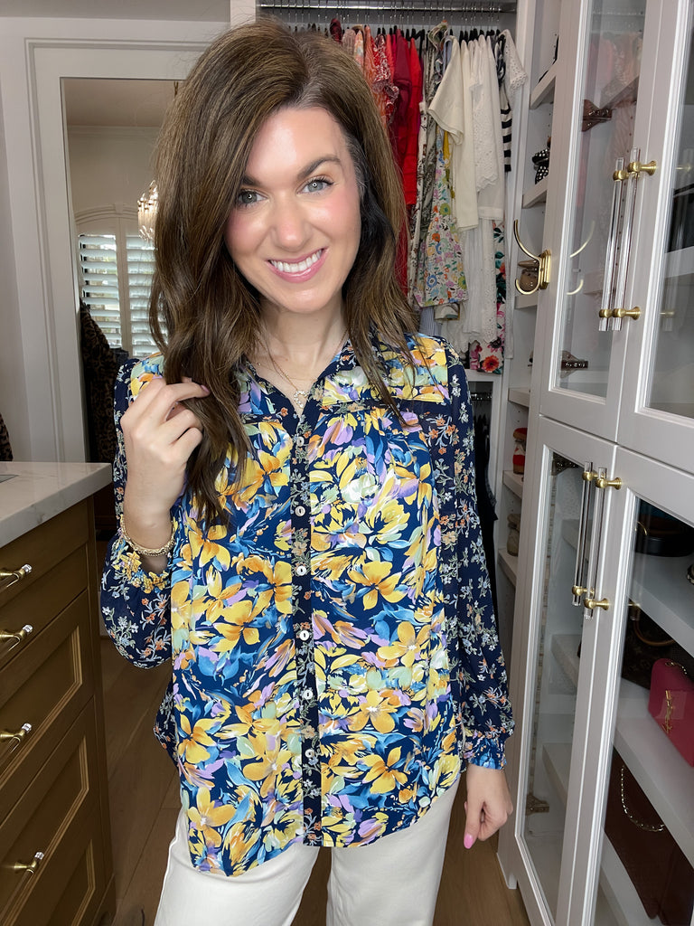 Harbor Bloom Button Down