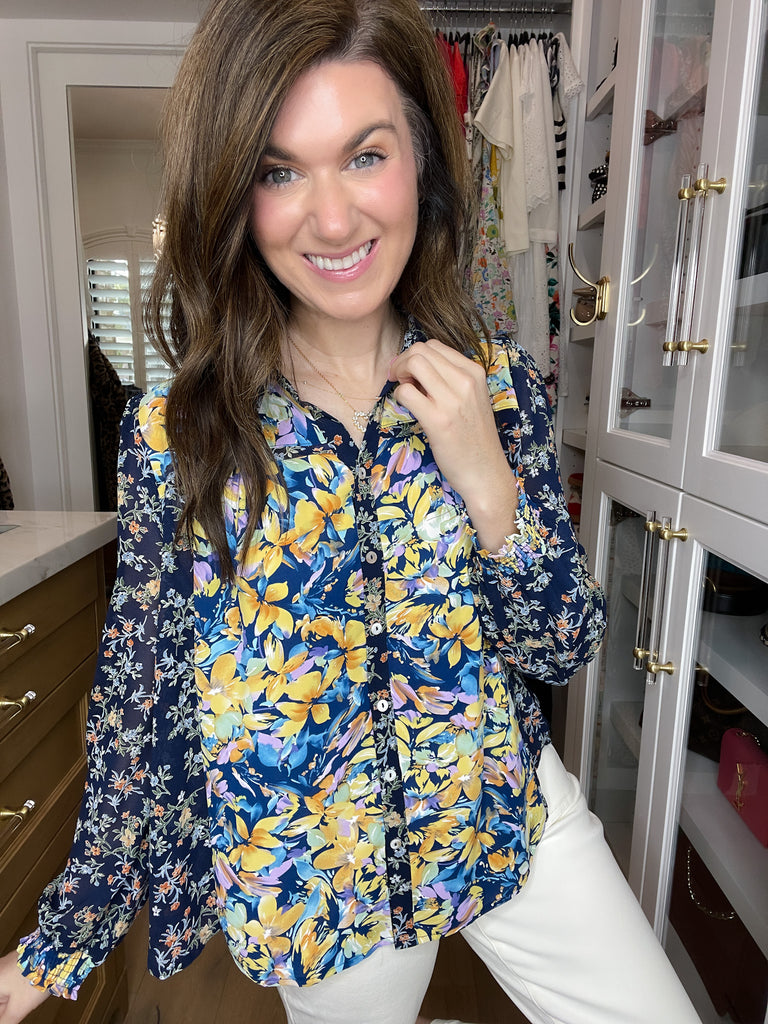 Harbor Bloom Button Down