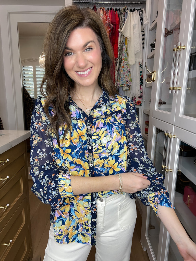 Harbor Bloom Button Down