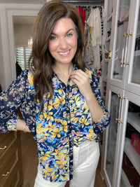 Harbor Bloom Button Down