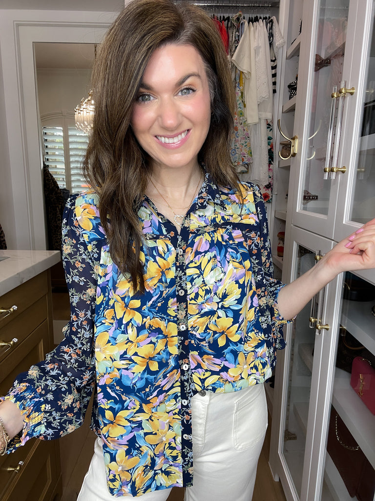 Harbor Bloom Button Down