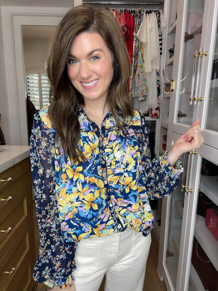 Harbor Bloom Button Down