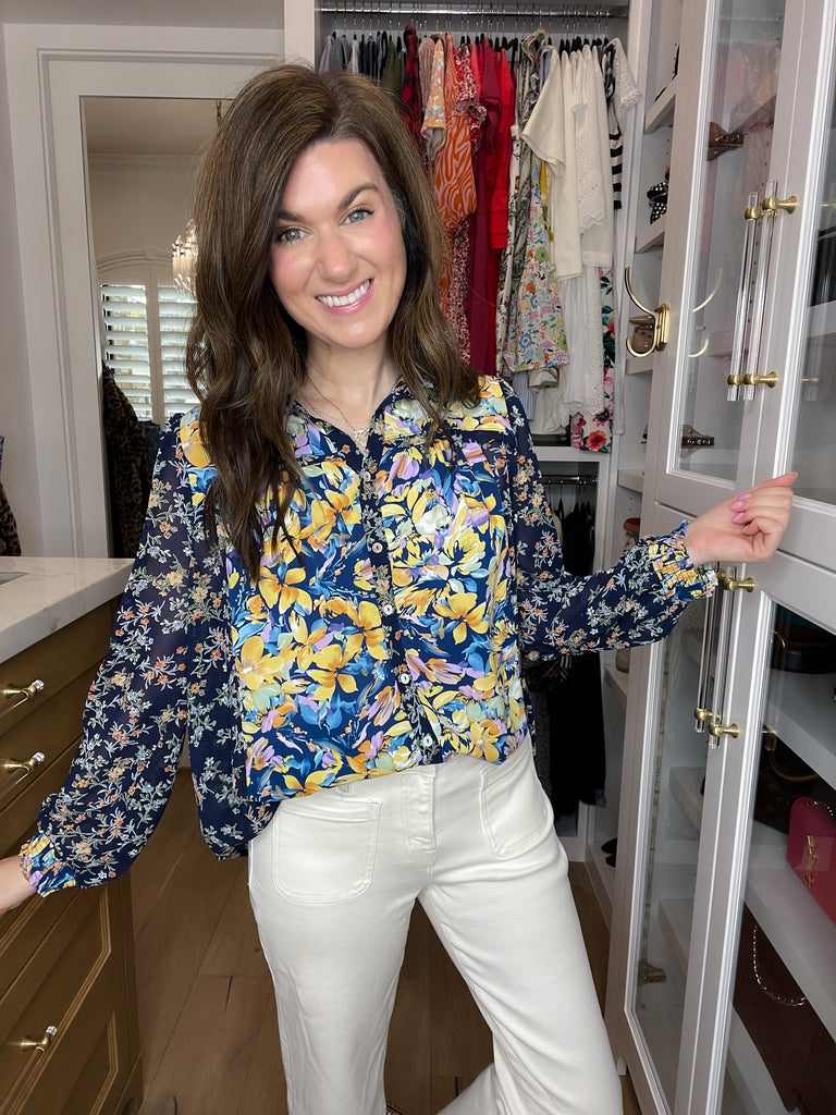 Harbor Bloom Button Down