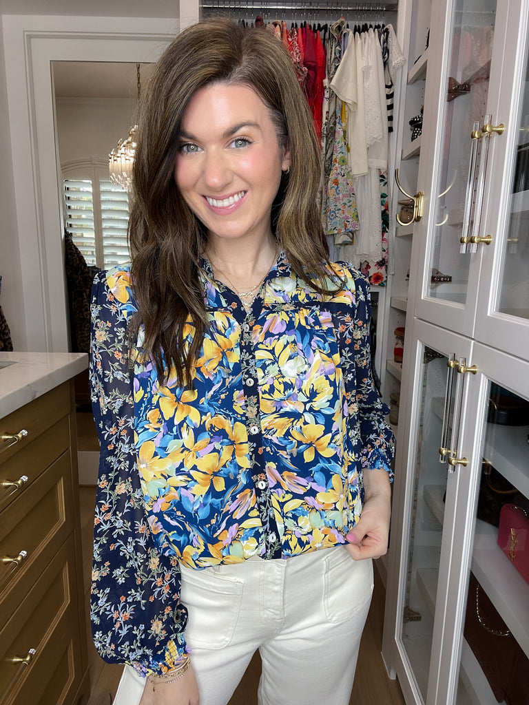 Harbor Bloom Button Down