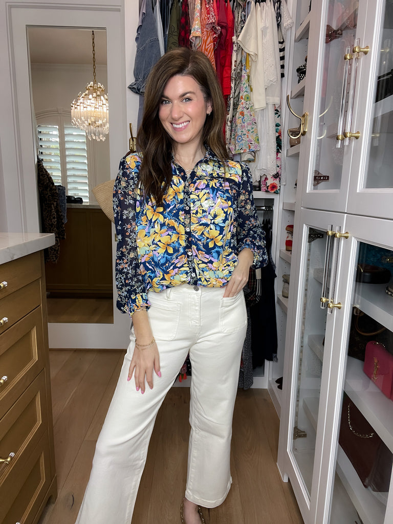 Harbor Bloom Button Down