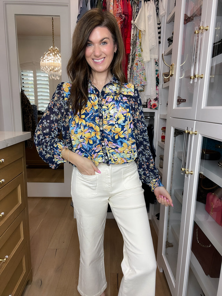 Harbor Bloom Button Down