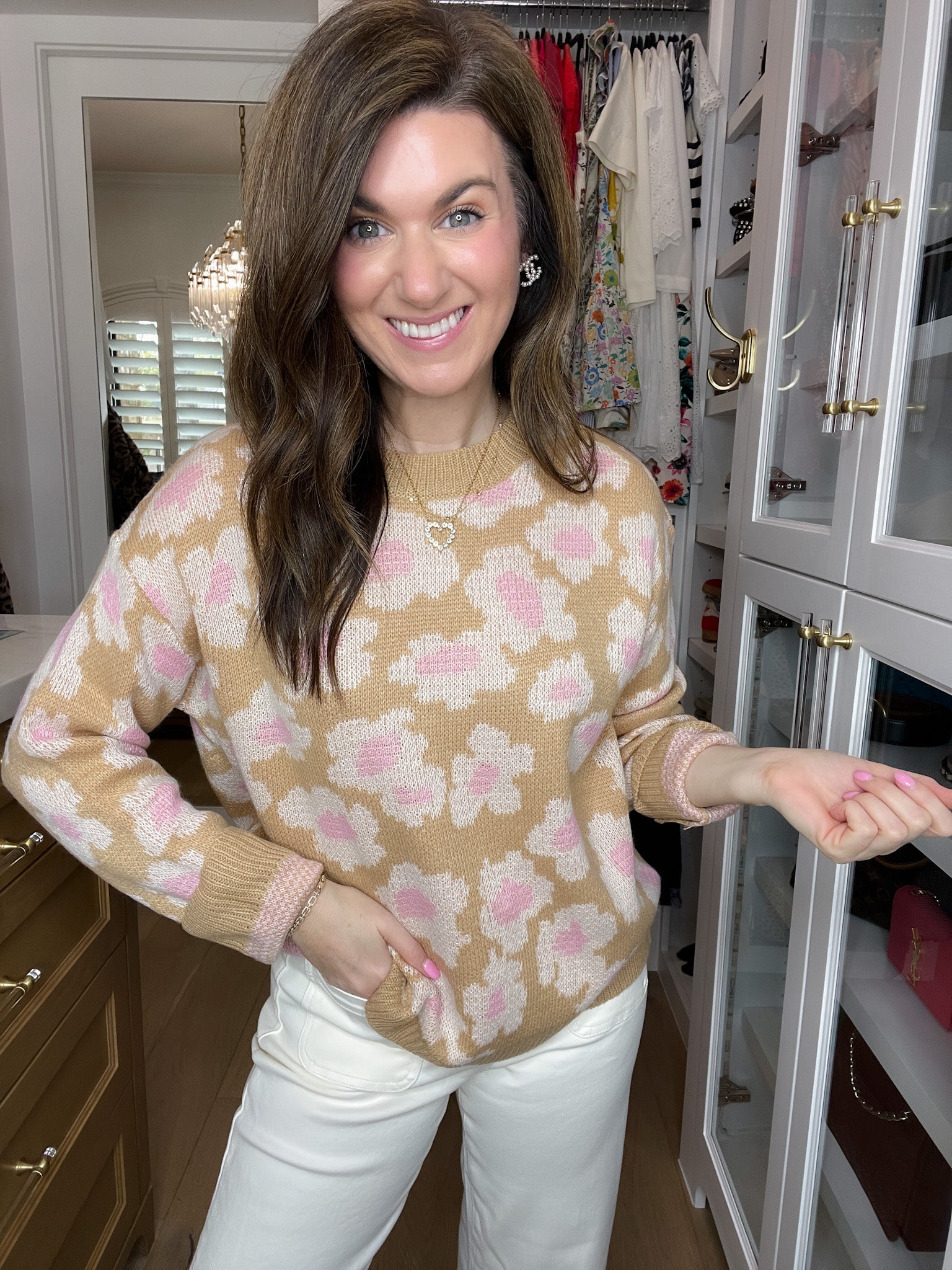 Blush Bloom Sweater