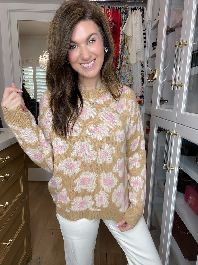 Blush Bloom Sweater
