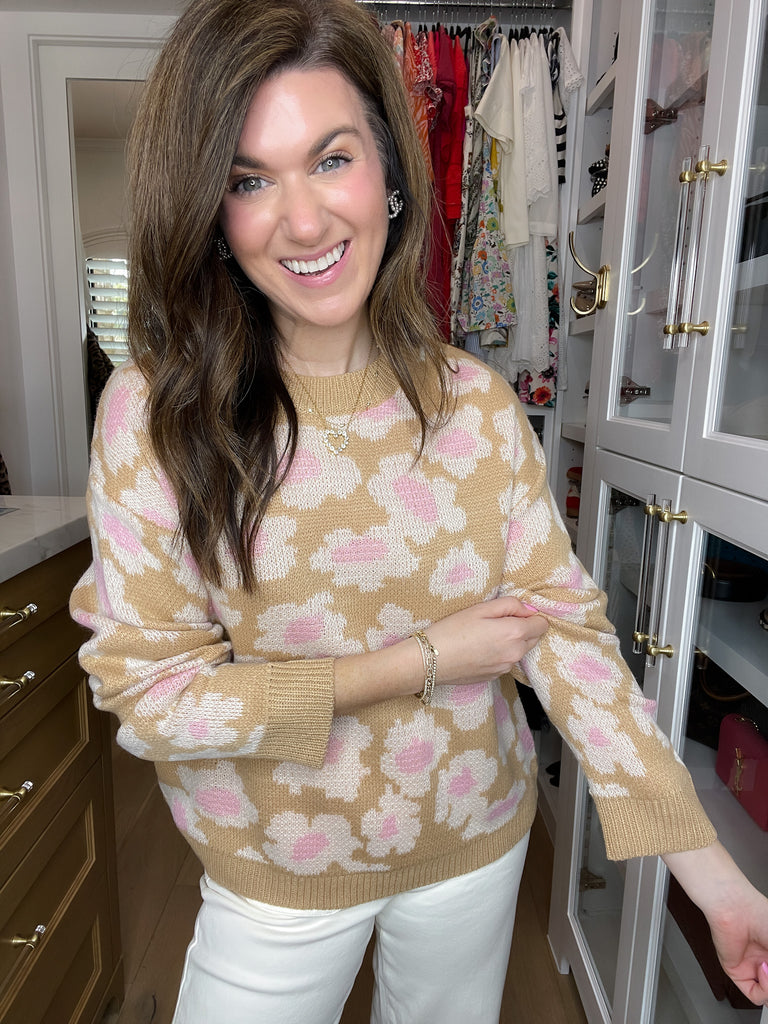 Blush Bloom Sweater