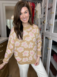 Blush Bloom Sweater