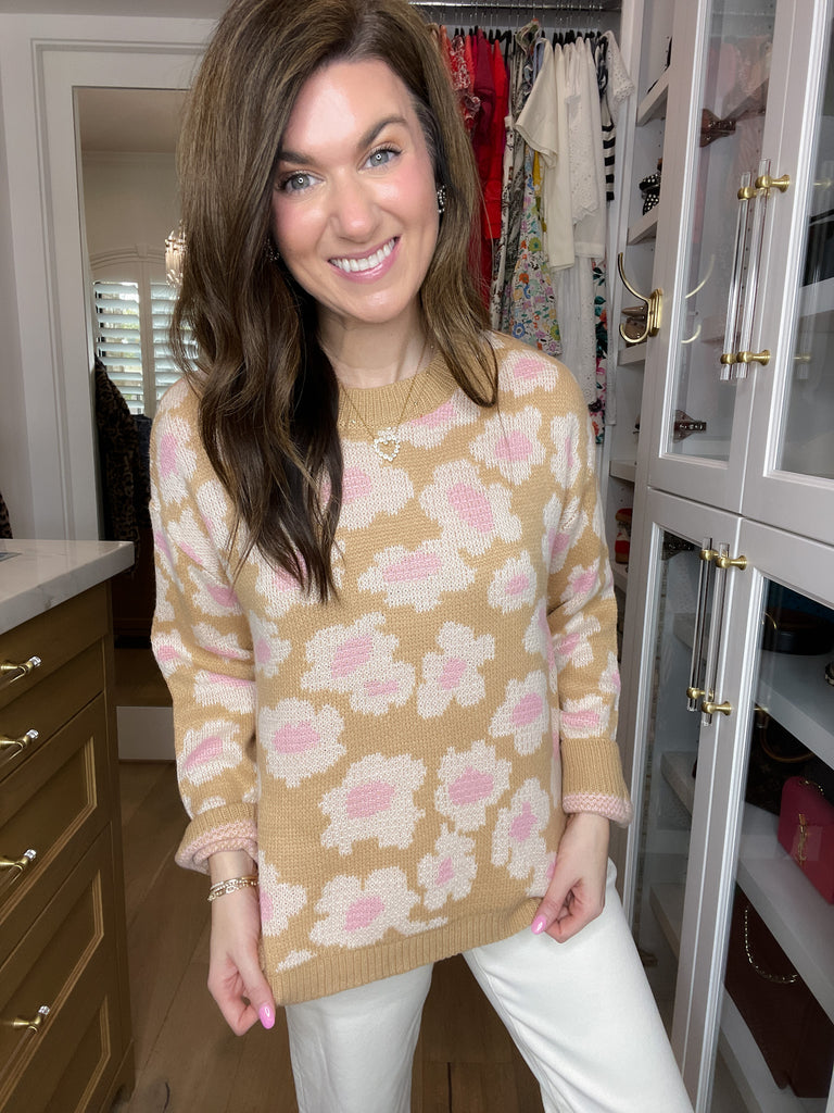 Blush Bloom Sweater