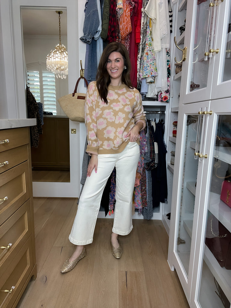 Keepsake Woven Ballet Flats in Gold