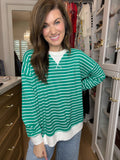 Everyday Play Striped Tee in Green