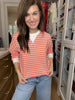 Everyday Play Striped Tee in Coral
