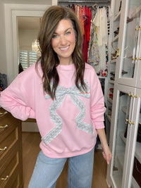 Sweet Statement Sweatshirt in Pink