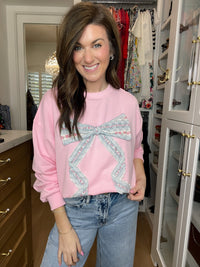 Sweet Statement Sweatshirt in Pink