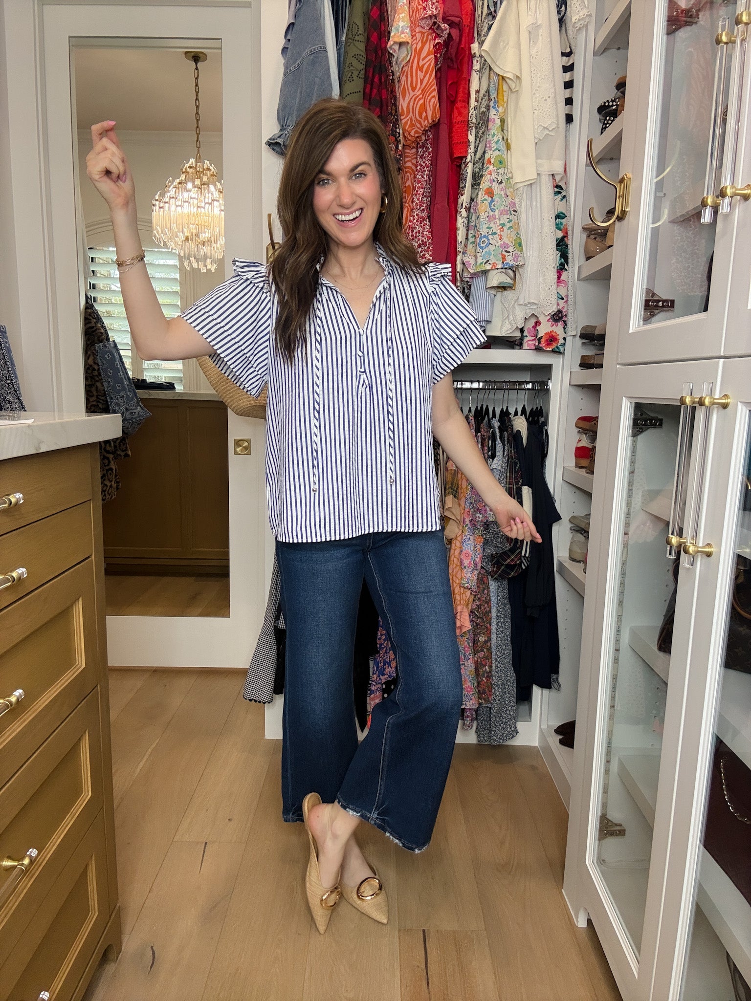 Jamie Raffia Mules