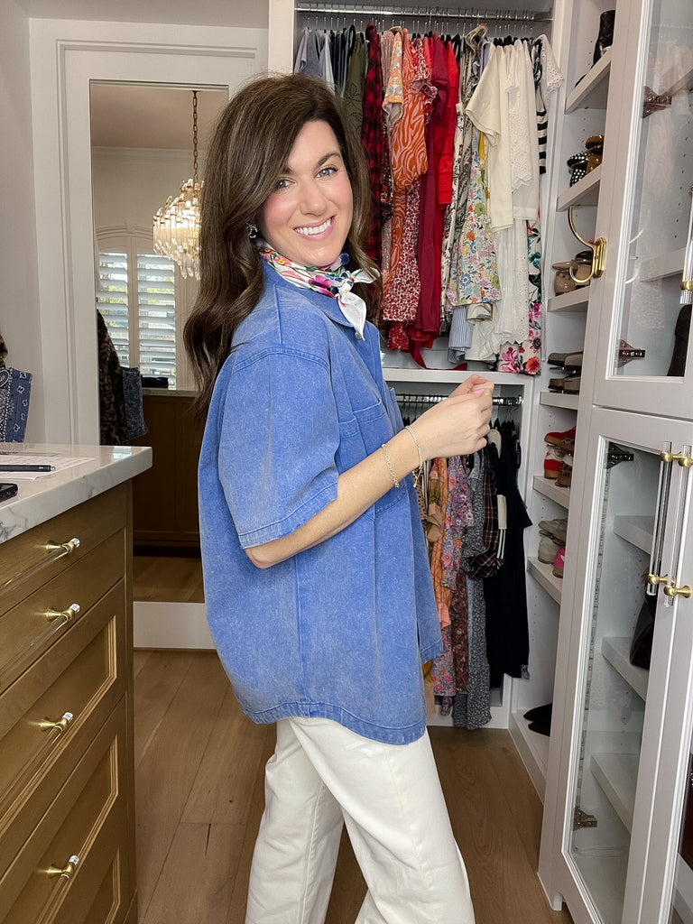 Dockside Denim Button Down