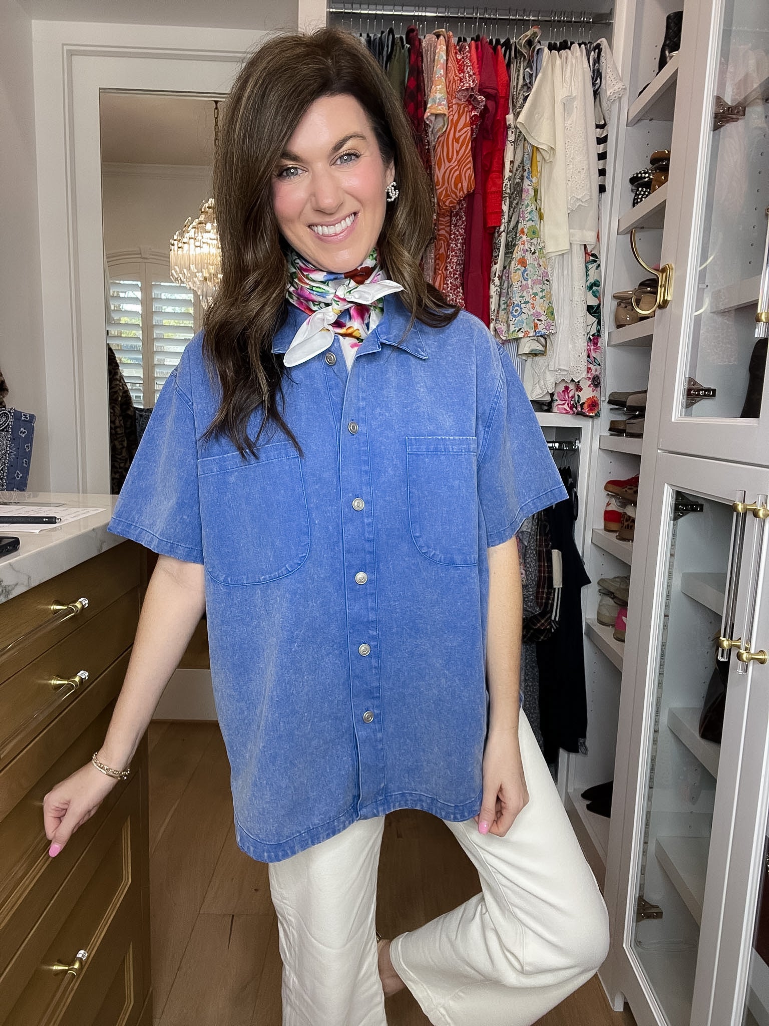Dockside Denim Button Down