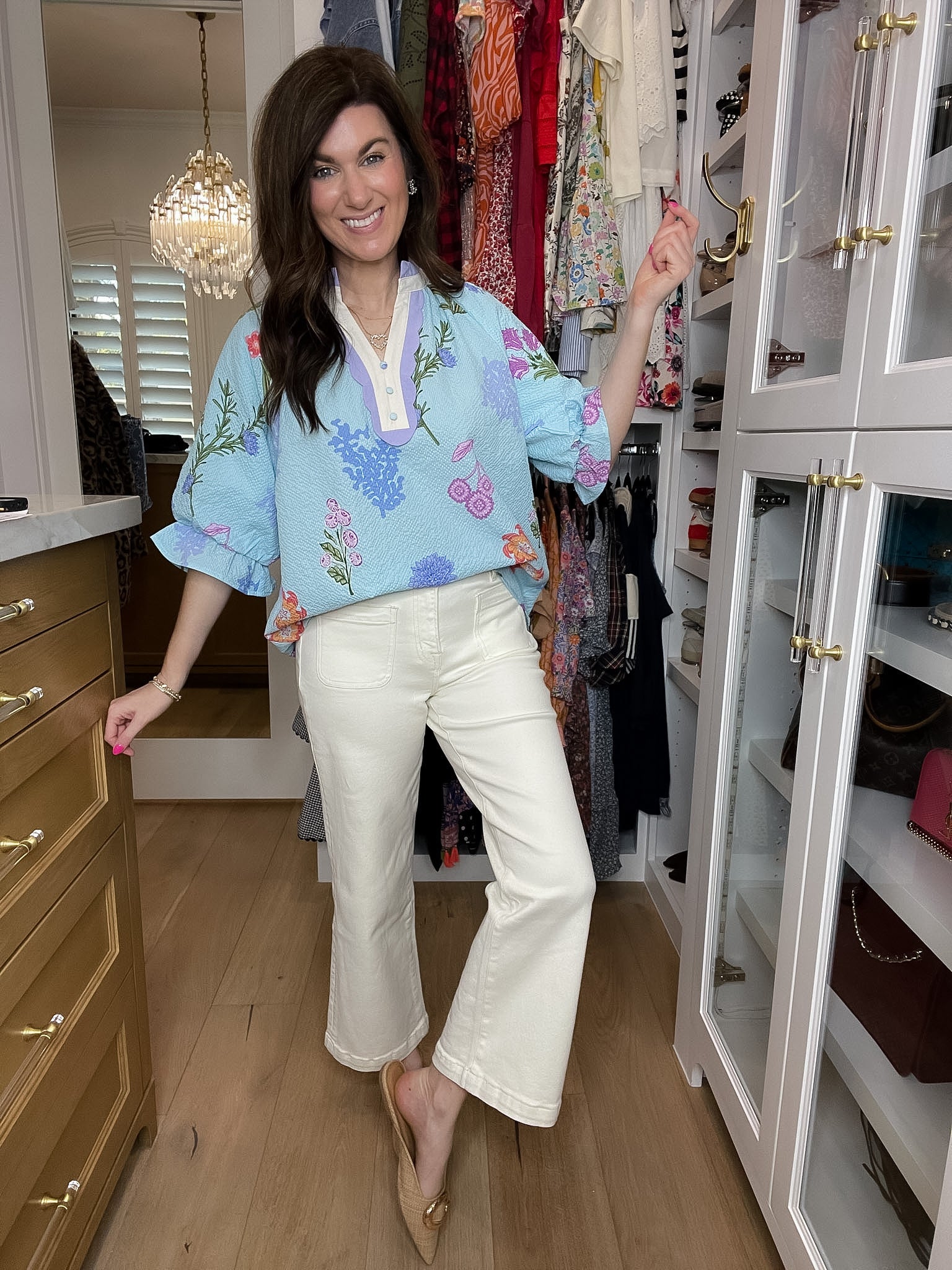 Mica Coastal Crop Wide Leg Jeans