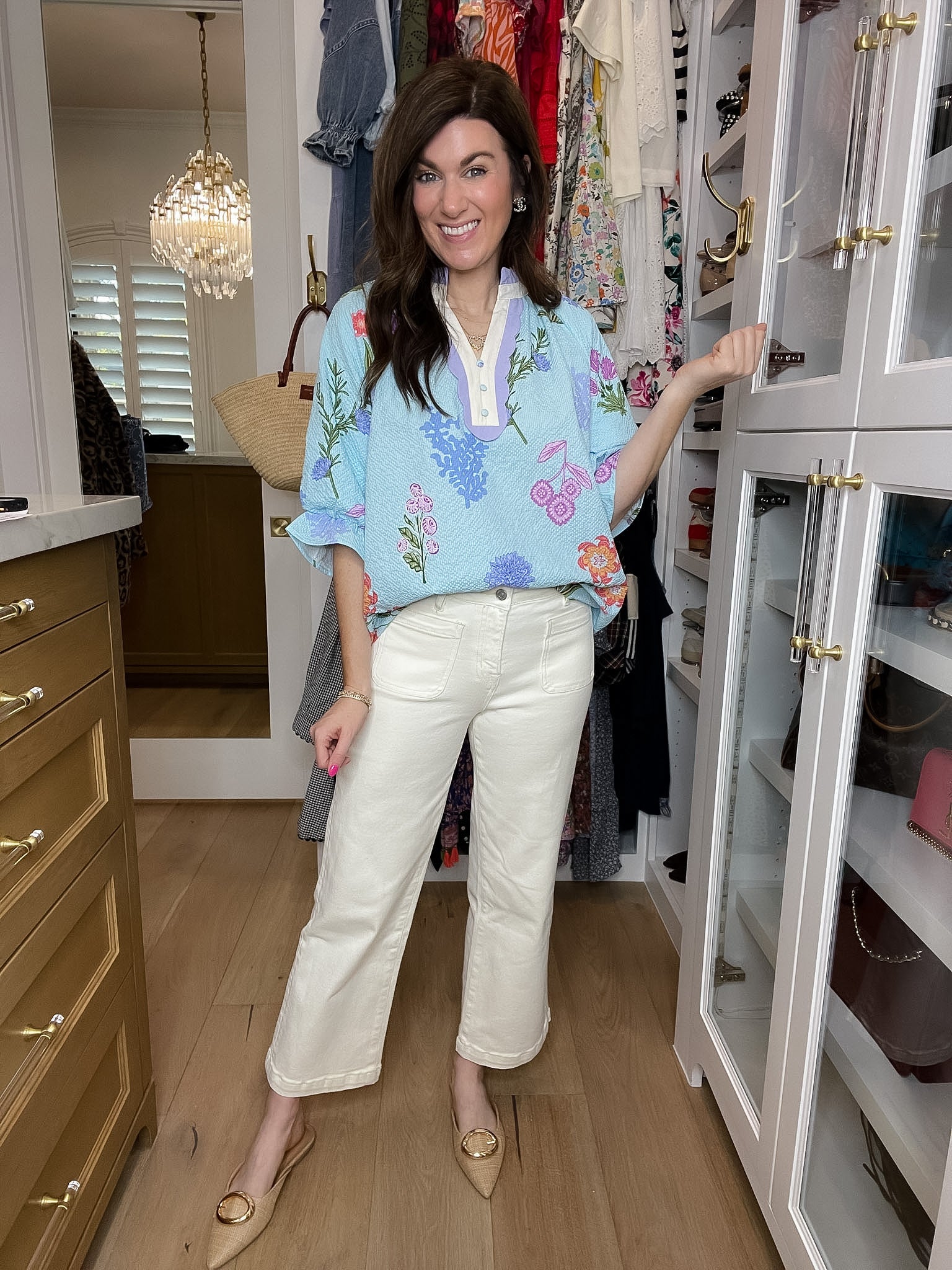 Mica Coastal Crop Wide Leg Jeans