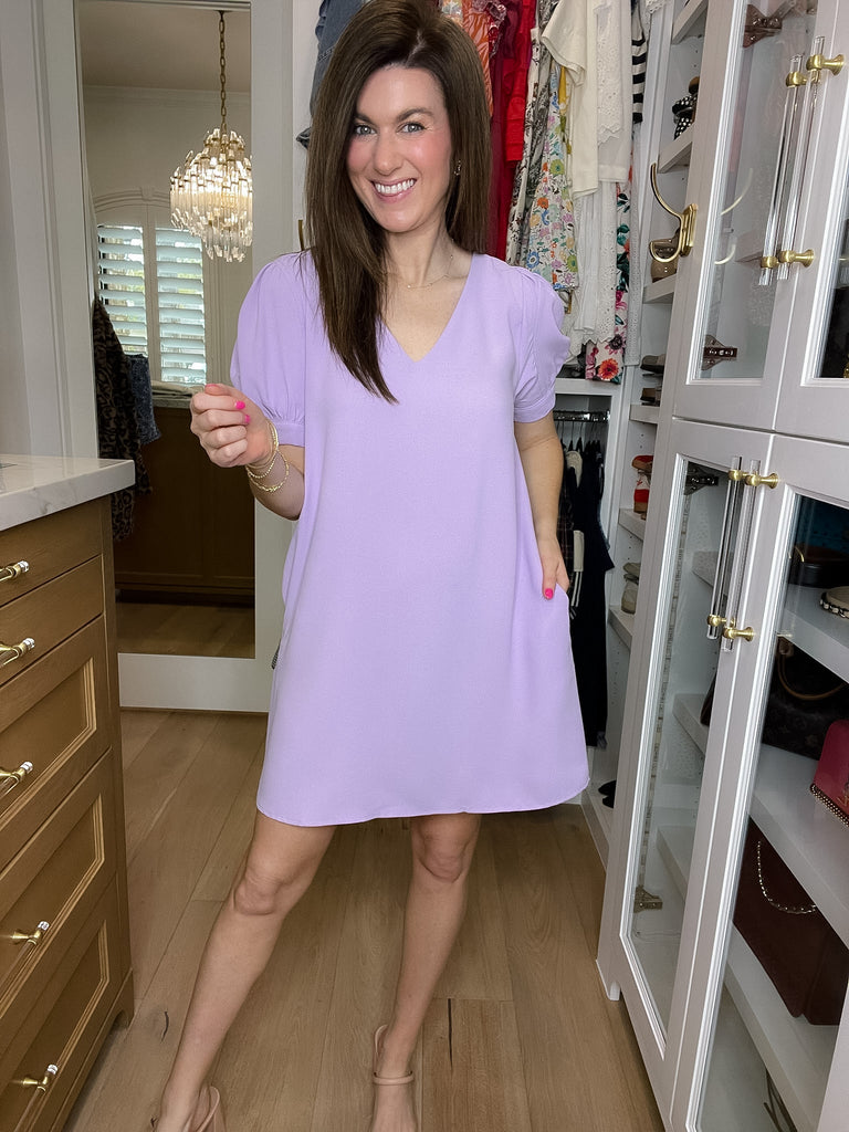 Class Act Dress in Lavender