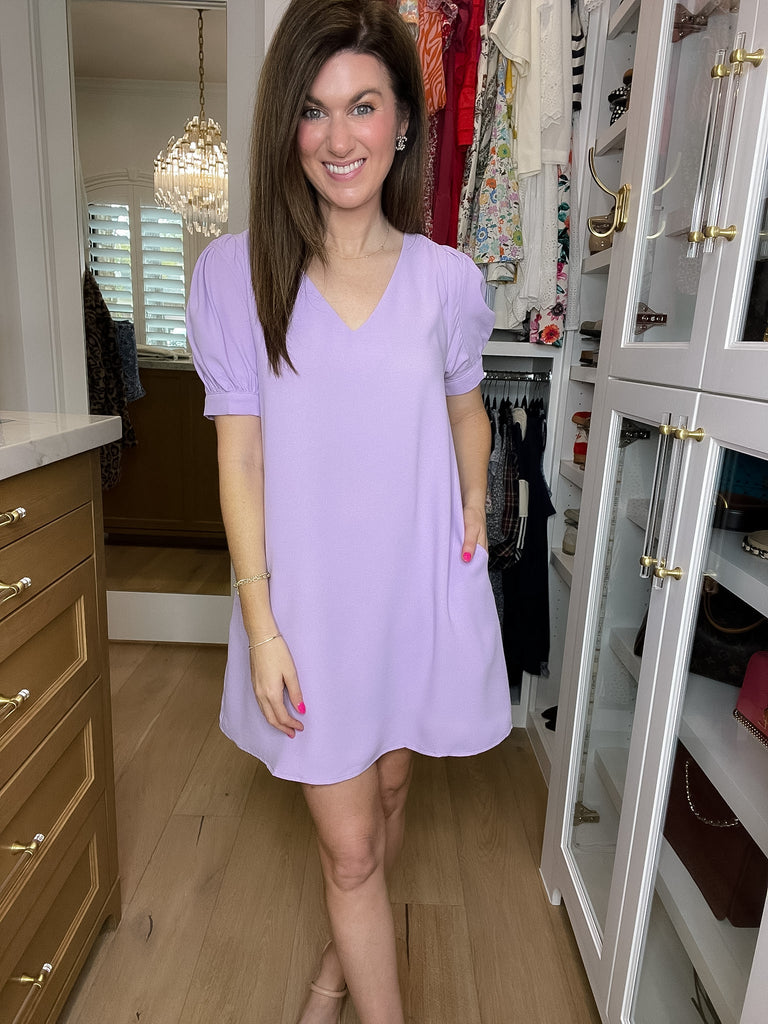 Class Act Dress in Lavender