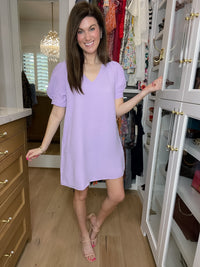 Class Act Dress in Lavender
