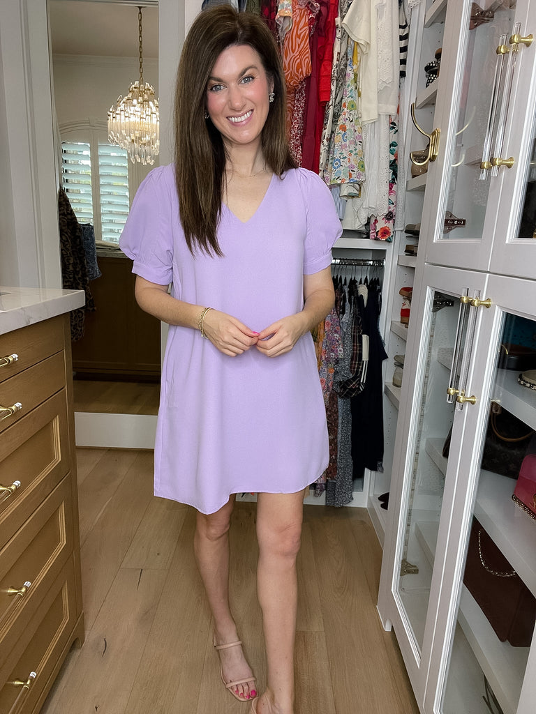 Class Act Dress in Lavender
