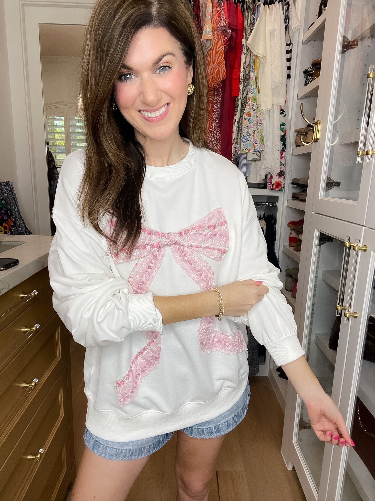 Sweet Statement Sweatshirt in White