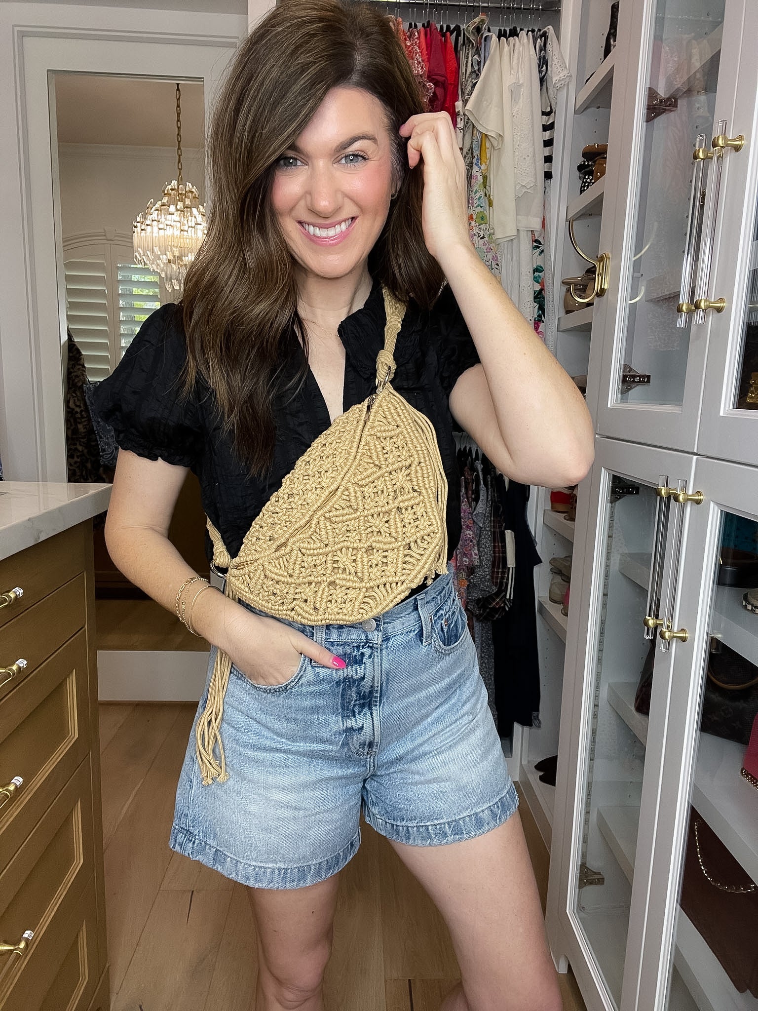 Coastal Drift Macrame Crossbody Bag *Final Sale*