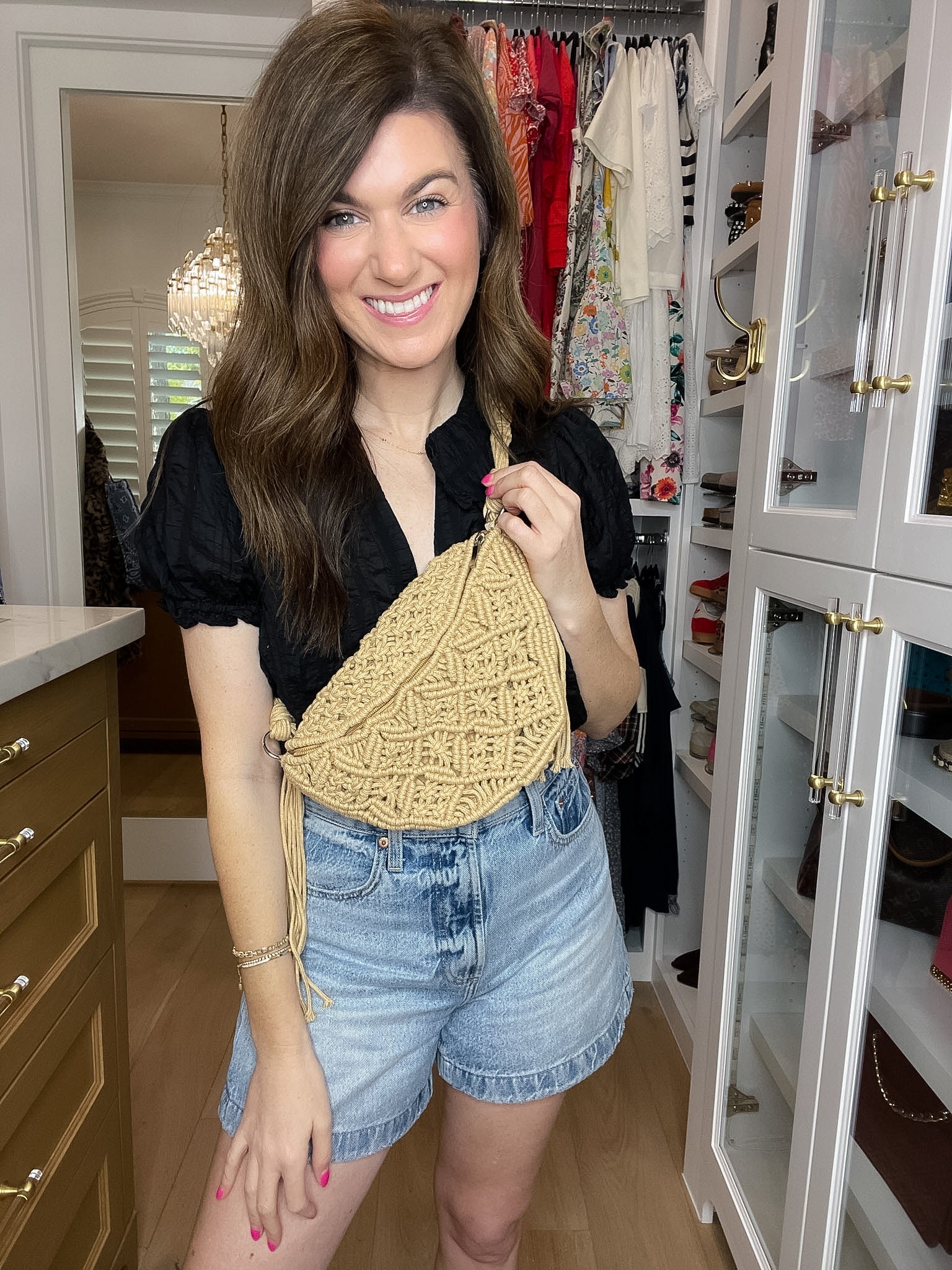 Coastal Drift Macrame Crossbody Bag *Final Sale*