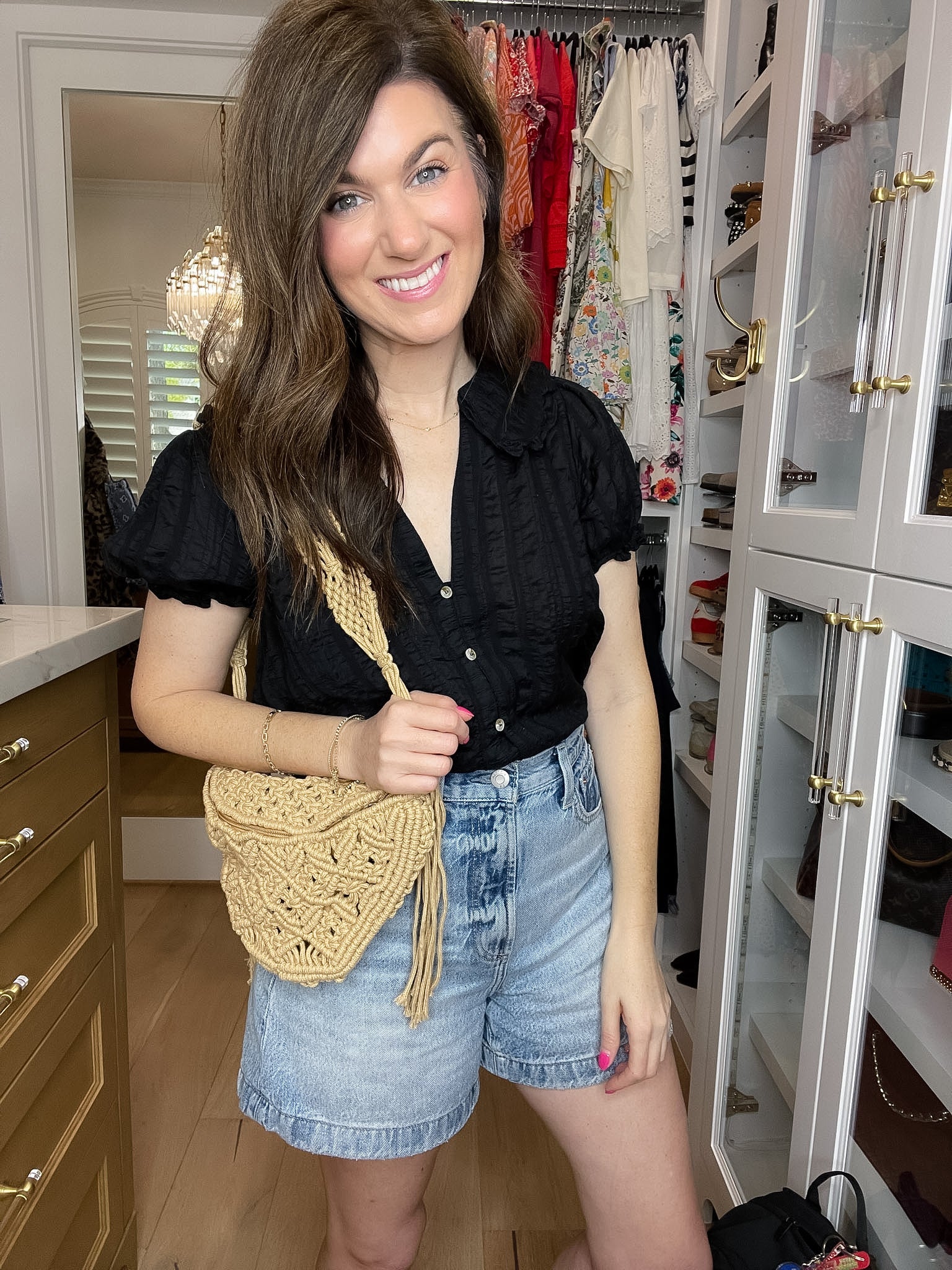 Coastal Drift Macrame Crossbody Bag *Final Sale*