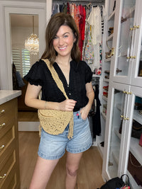 Coastal Drift Macrame Crossbody Bag *Final Sale*