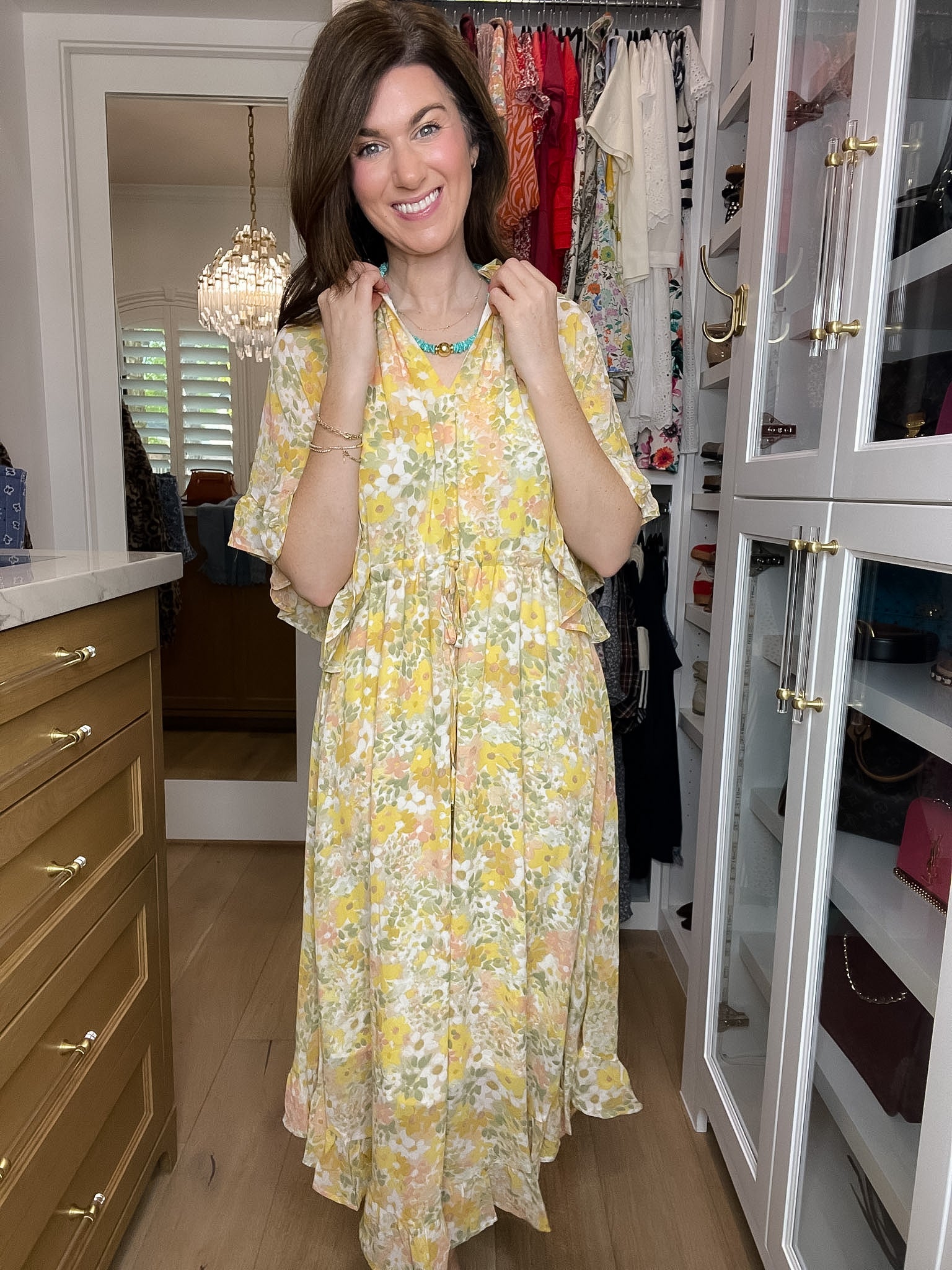 Sunlit Meadow Maxi Dress