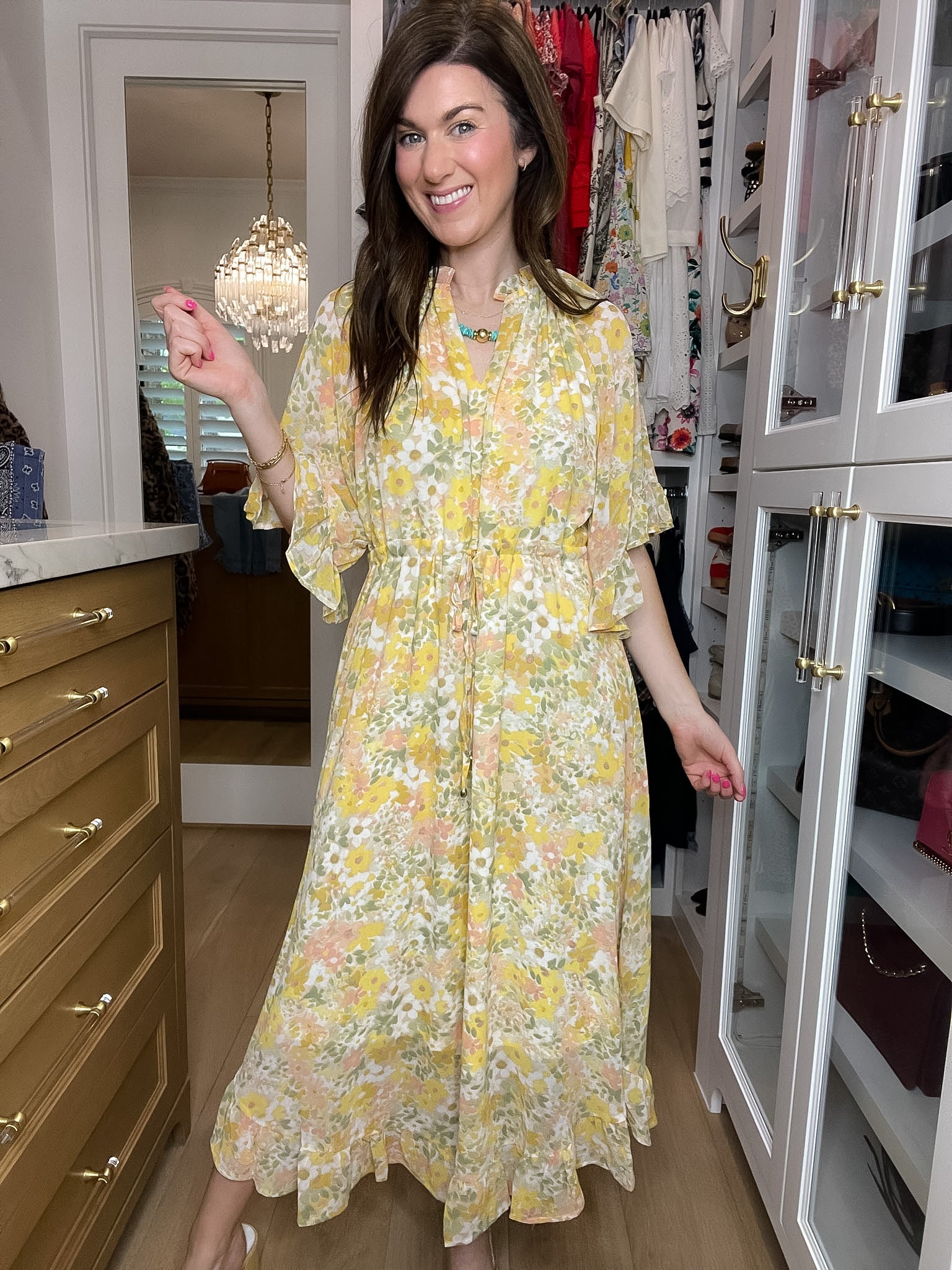 Sunlit Meadow Maxi Dress
