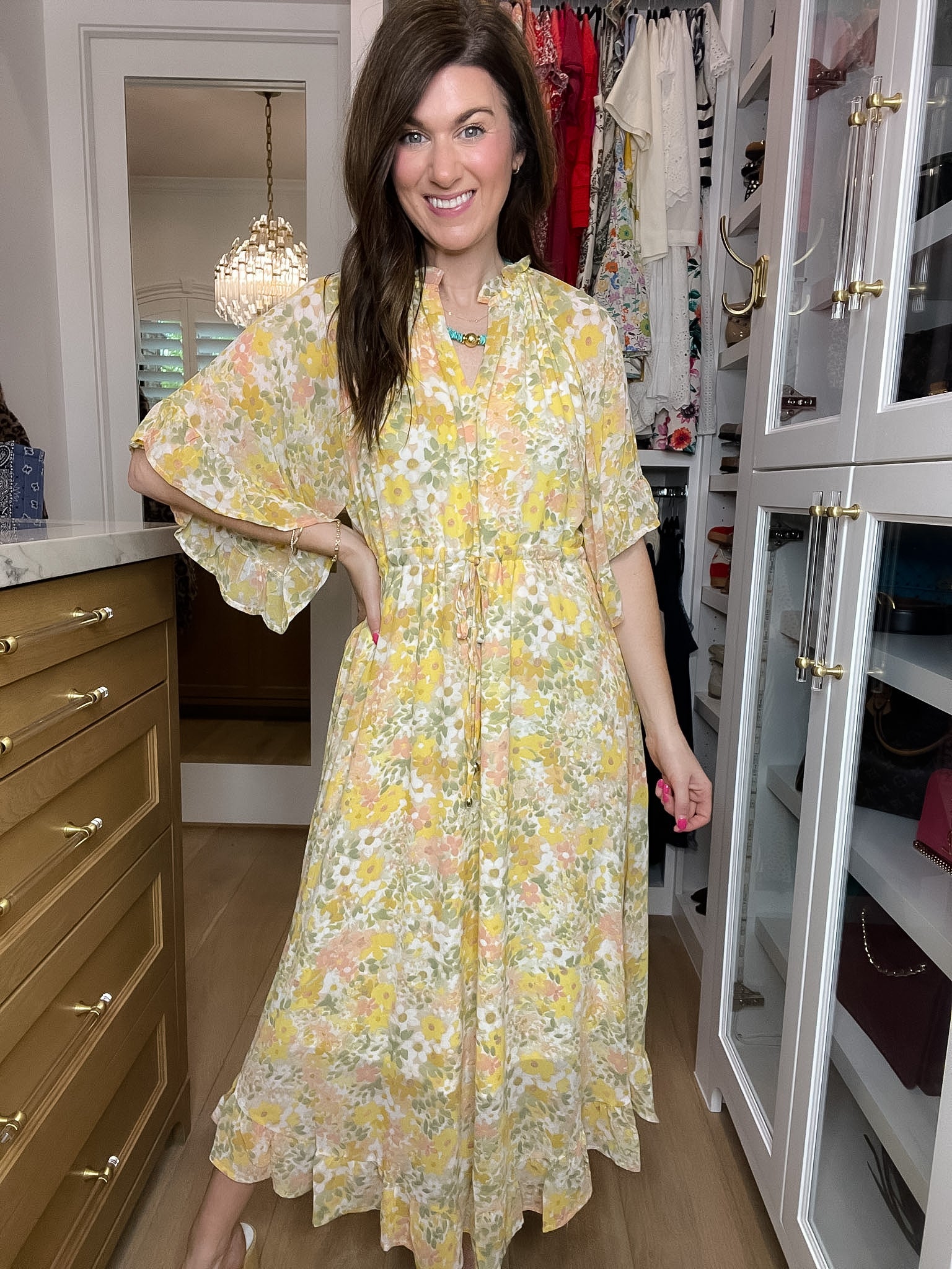 Sunlit Meadow Maxi Dress