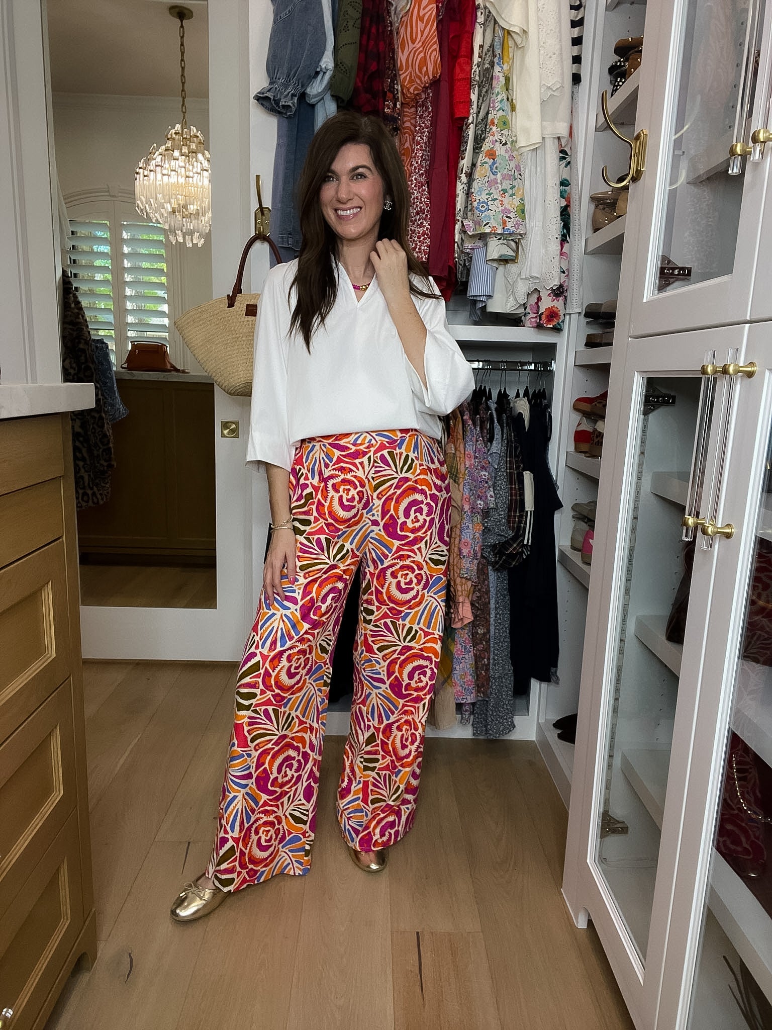 Sugarlips Elena Wide Leg Pants in Nomi Floral