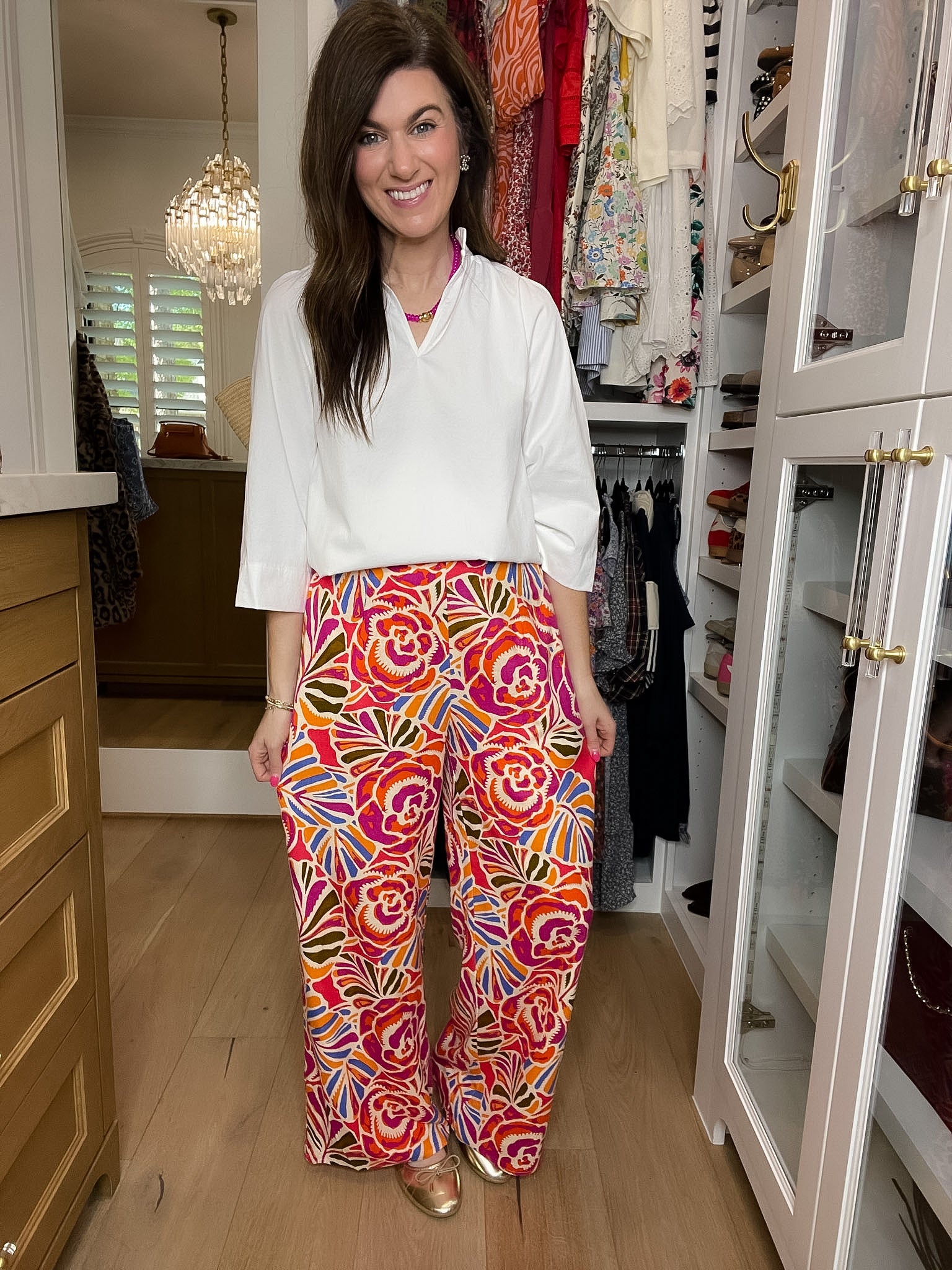 Sugarlips Elena Wide Leg Pants in Nomi Floral