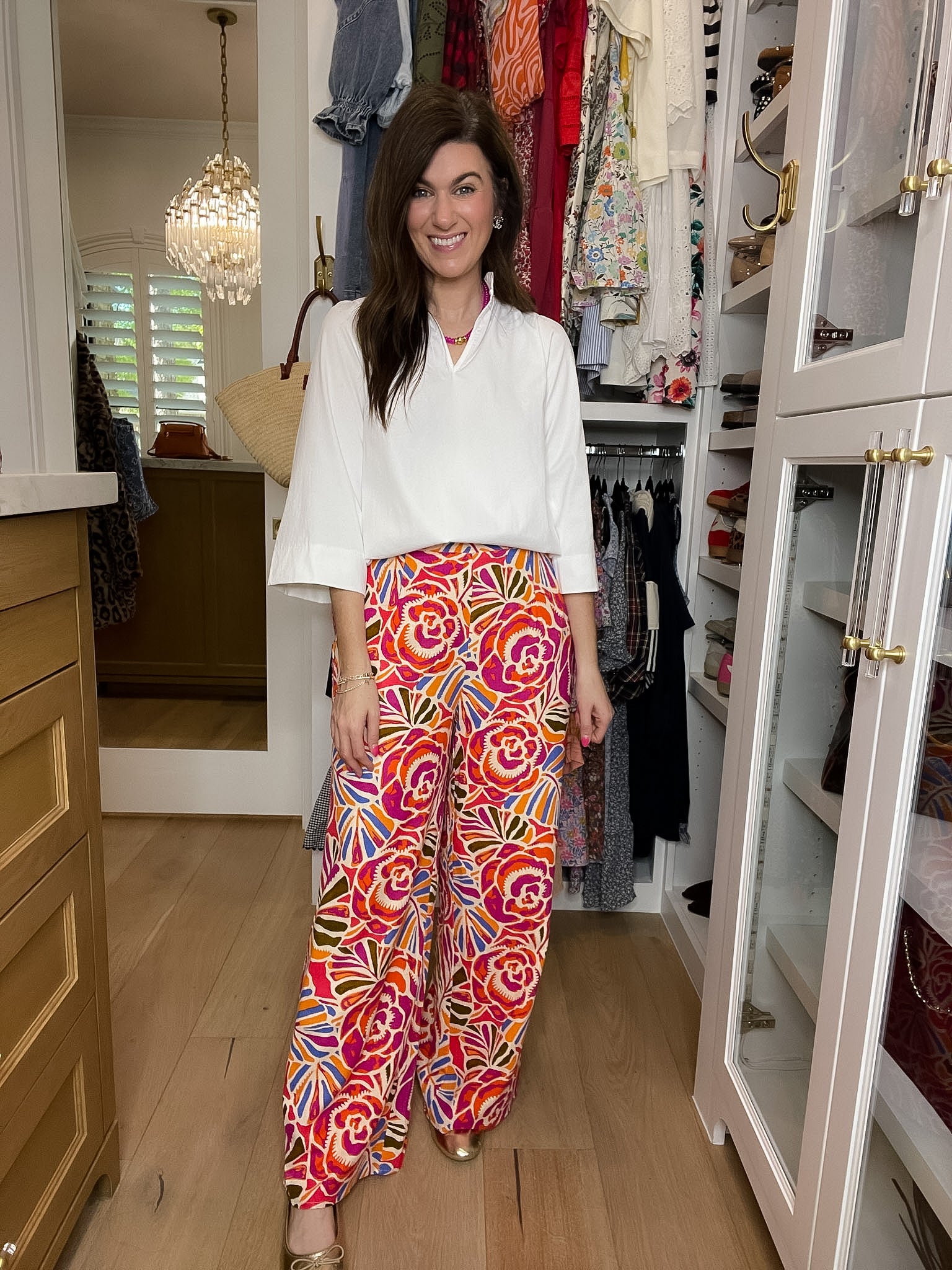 Sugarlips Elena Wide Leg Pants in Nomi Floral