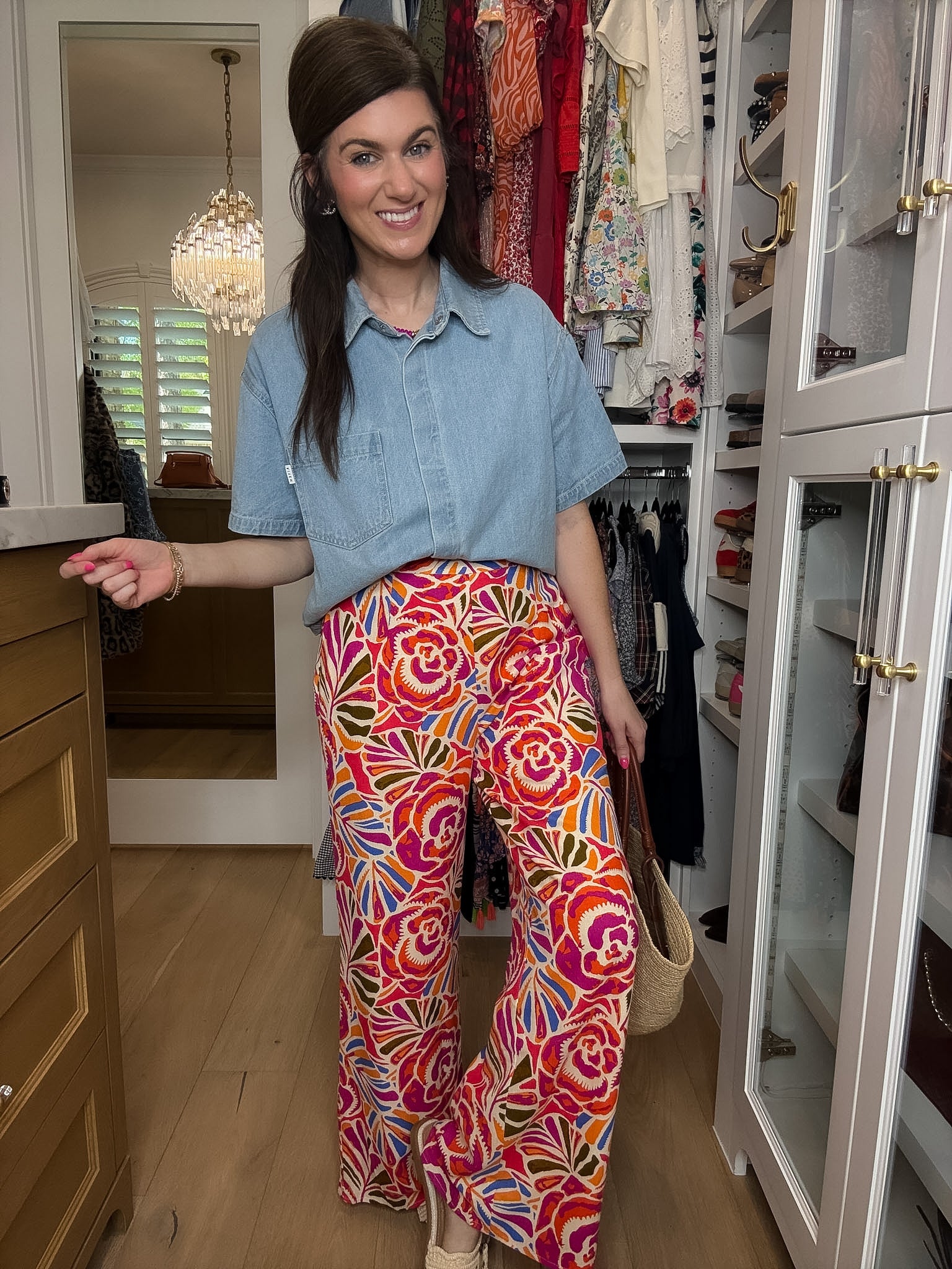 Sugarlips Elena Wide Leg Pants in Nomi Floral