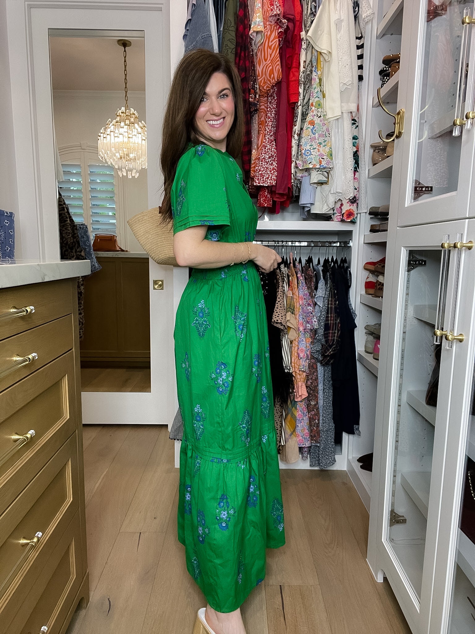 Sugarlips Belraj Poplin Maxi Dress in Helina Floral