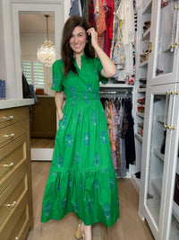 Sugarlips Belraj Poplin Maxi Dress in Helina Floral