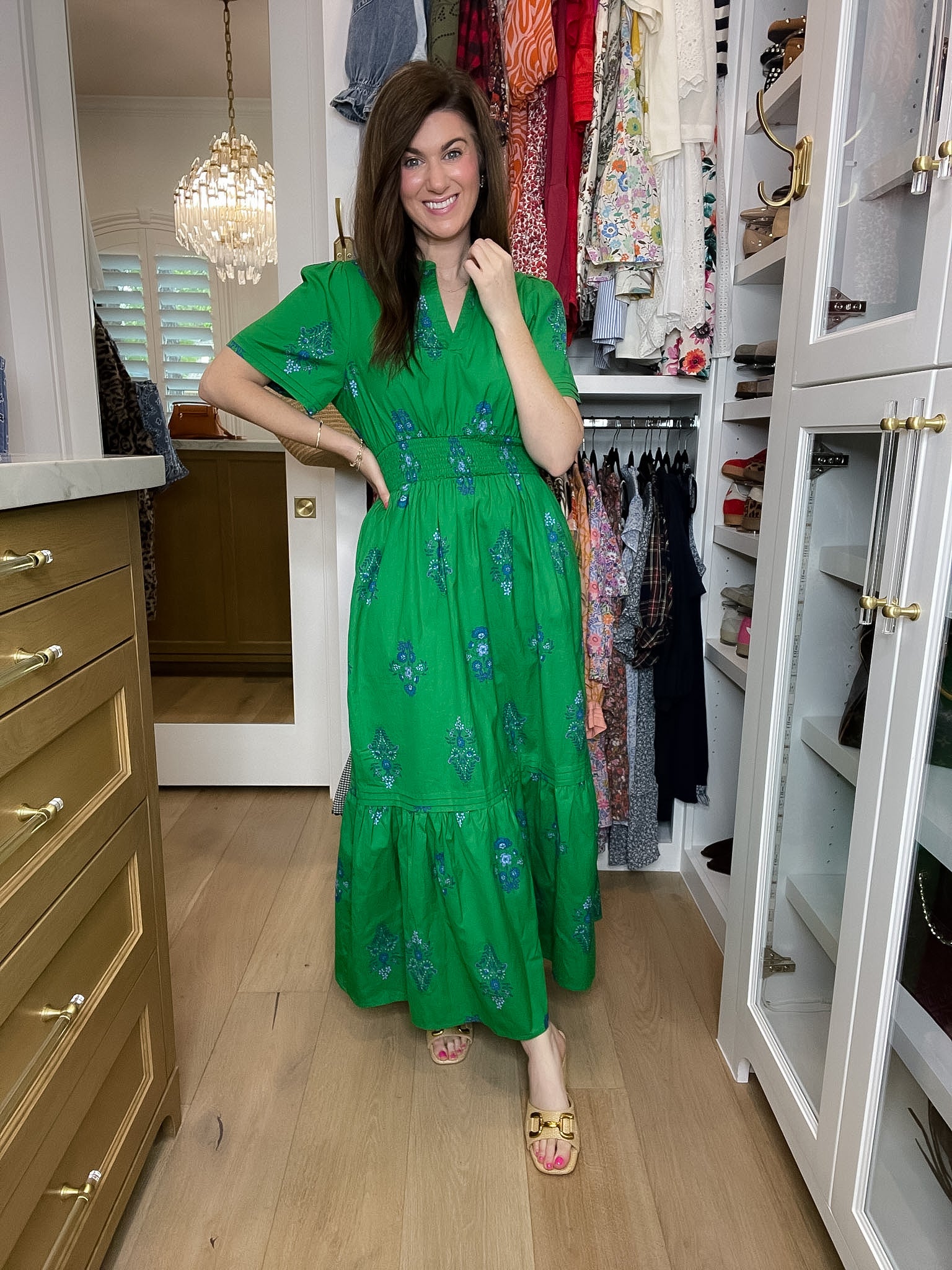 Sugarlips Belraj Poplin Maxi Dress in Helina Floral