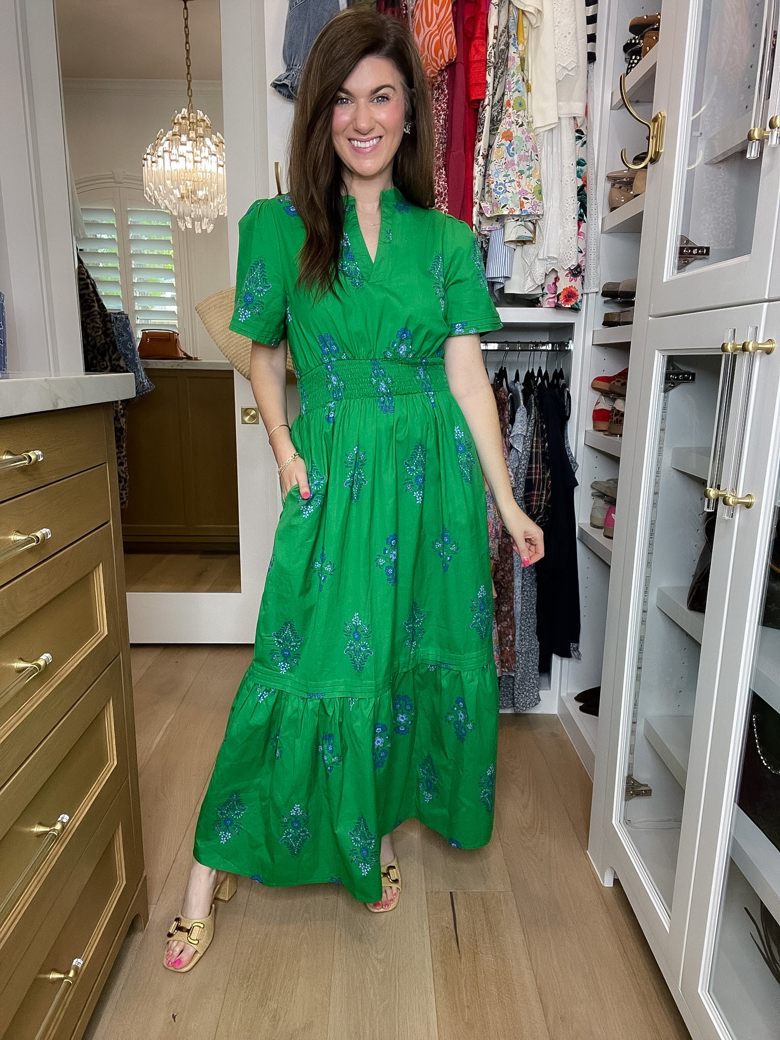 Sugarlips Belraj Poplin Maxi Dress in Helina Floral