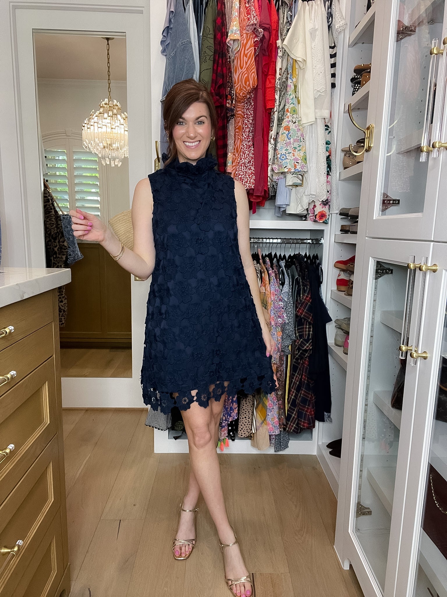 Polished Petals Lace Dress