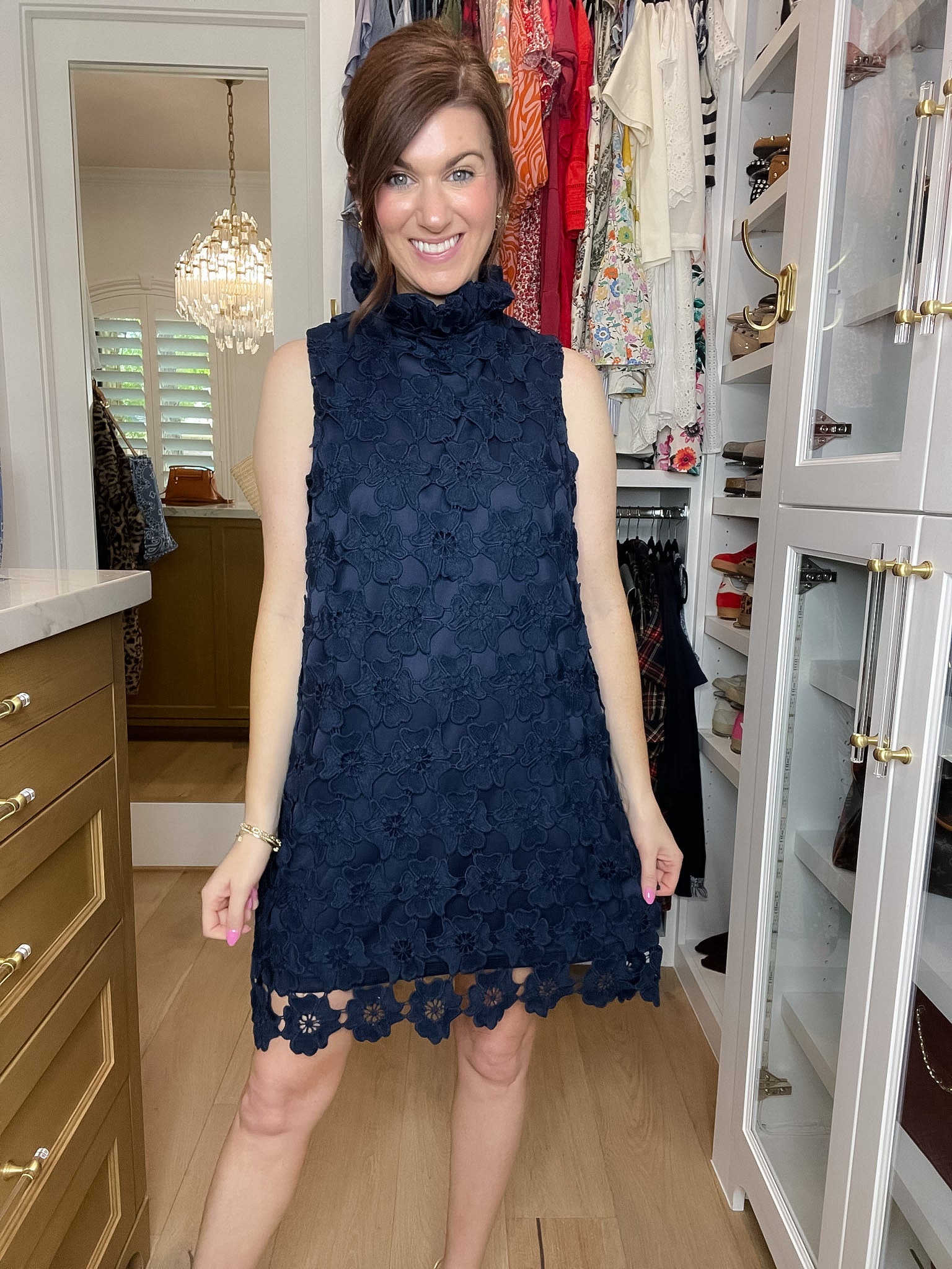 Polished Petals Lace Dress