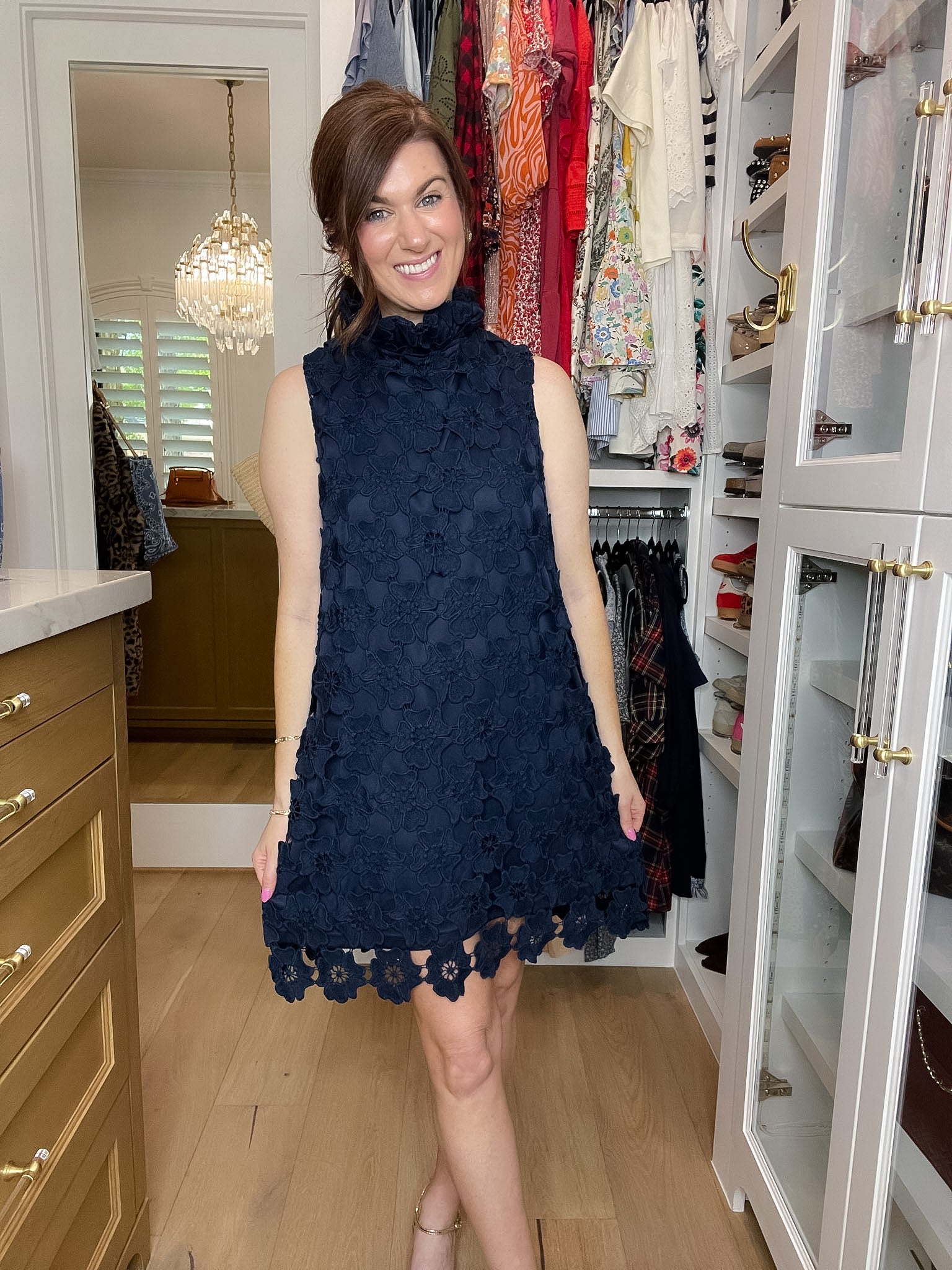 Polished Petals Lace Dress