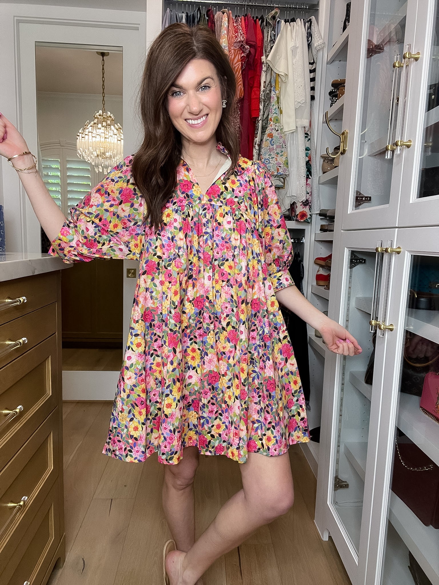 Sweet Moments Floral Dress